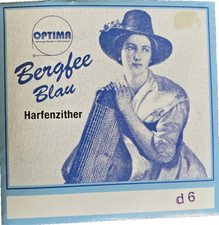 Bergfee Harfenzither-Saite Münchner Stimmung Ton d Nr. 6 Nylon/Blau 1330