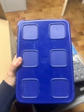 Tupperware  Kühlschrank Clear Mates 1,6 L clear blau Frische-Turm Dose