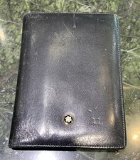 Montblanc Notizbuch Leder Schwarz 11,5x8,5cm Mit Box