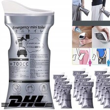 12/24Stk Einweg Urinal für unterwegs, mobile Unisex Urinbeutel-Toilette Notfall