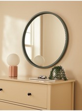 Runder Wandspiegel gerippte