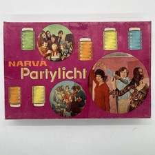 DDR Narva Partylicht Vintage Lichterkette OVP 10 Lampen getestet