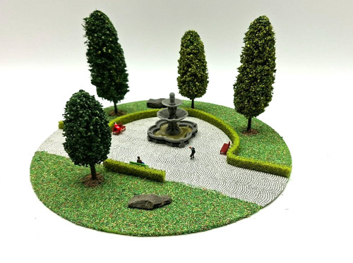 Diorama park mit - h0,