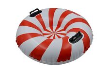 Schneereifen rot weiß - aufblasbarer Schlitten Winterspaß Kinder Rutschreifen