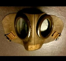 1933/39‼️ T35 Panzer Fahrer Brille Sichtschutz Panzer oder Krad ?