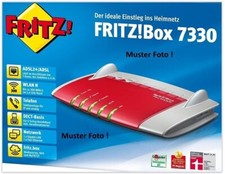 FRITZ!Box 7330, mit Netzteil und einem Lan - Kabel, gebraucht ohne OVP !!