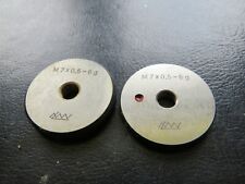 2 x Gewinde Lehrring M 7 x 0,5 - 6g Feingewinde Gewindelehrring LMW #KB2-19#