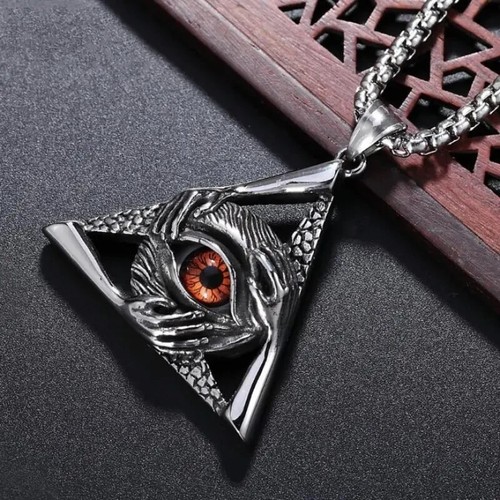 Halskette auge pyramide - halskette,