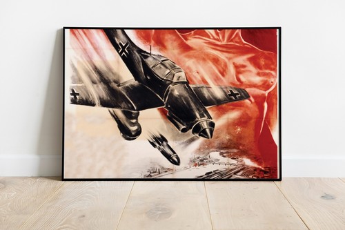 Poster junkers stuka - 87,