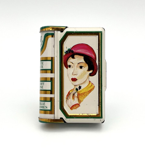 Vintage blechdose pastillen - blechdose,