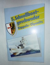 Broschüre, 5. SCHNELLBOOTGESCHWADER, 1982  ,Bundesmarine, Bilder+ Chronik
