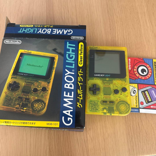 Nintendo game boy light clear - nintendo,
