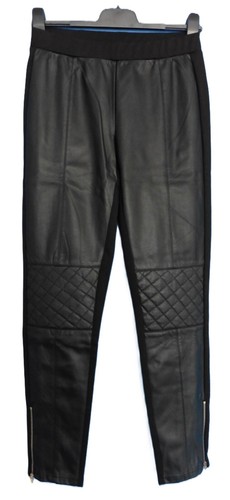 Hose schwarz lederimitat - schwarz,