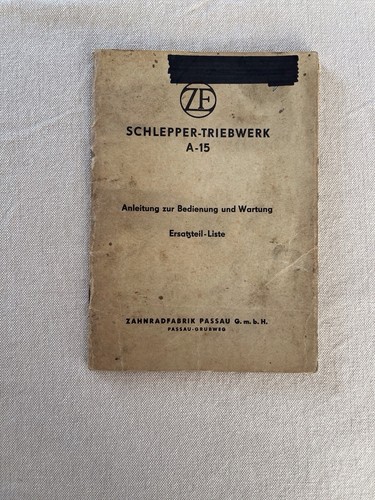 Schlepper getriebe triebwerk - schlepper, (triebwerk