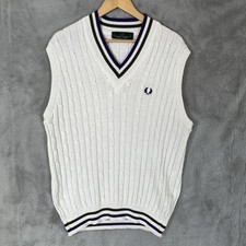 Vintage Fred Perry Drop V-Neck