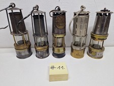 5 alte Grubenlampen