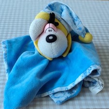 Diddl, Schmusetuch, Schnuffeltuch, blau, 100%Baumwolle