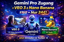 Gemini Pro Zugang + VEO 3 &
