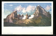 AK vermenschlichte Berge