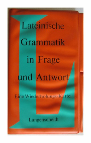Lateinische grammatik buch - lateinische,