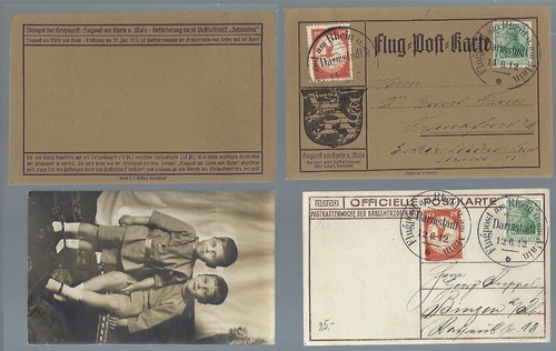 Flugpost 1912 i ii - dr,