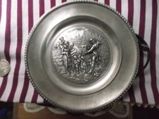 zinnteller alt DER FIEDLER(Geiger) SKS-ZINN 95%