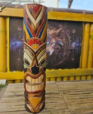 Totempfahl Marterpfahl Deco Totem Pole Wood 80x18 cm KENAI,AK By Little Big Horn