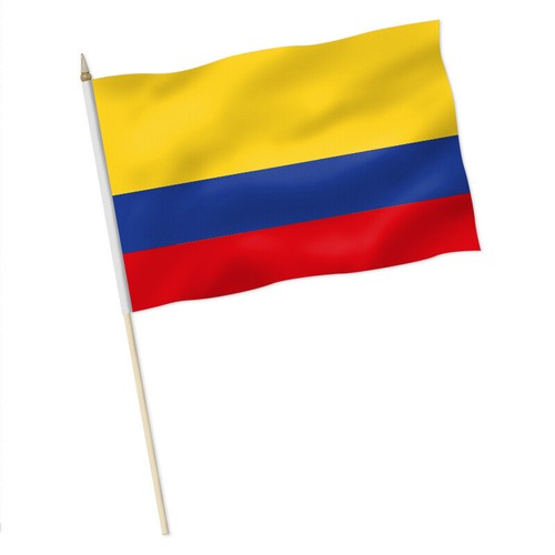 Kolumbien flagge stockfahne - flagge,,
