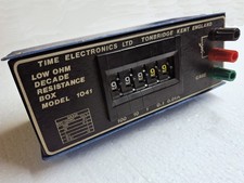 LOW OHM DECADE RESISTANCE BOX, 1041, Time electronics LTD, Widerstandsdekade