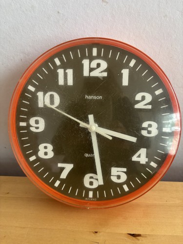 Original hanson wanduhr 1980 - hanson,