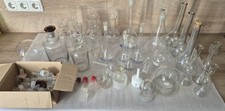 Laborglas Konvolut, Laborauflösung (Messkolben, Stopfen, Flaschen)