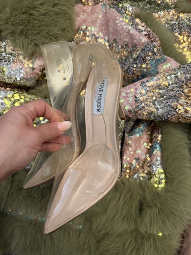 Steve madden transparent pumps - madden,
