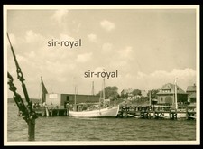 Maasholm - Hafen mit Esso Bunker Station - Foto 10x7cm