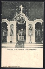 Ansichtskarte Genève, Ikonostas de la Chapelle Russe 