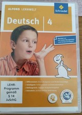 Alfons Lernwelt Deutsch 4 Lernprogramm für Deutsch Lehrprogramm Lernsoftware 