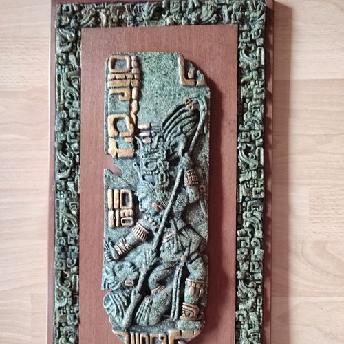 Maya azteken wandrelief - wandrelief, mexiko