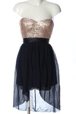 ELISE RYAN Vokuhila-Kleid Damen Kleid Gr. DE 36 creme-blau Elegant