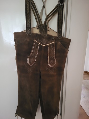 Trachtenkniebundhose braun