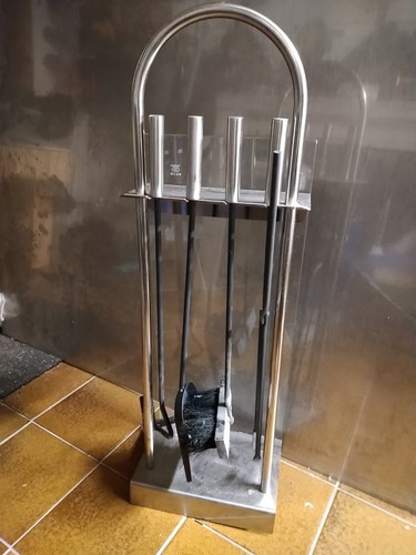 Kaminbesteck set edelstahl - -,