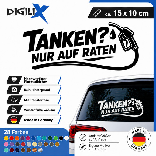 Tanken nur auf - , raten