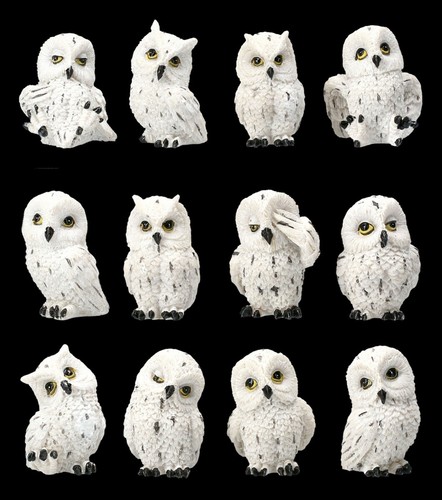 Schneeeulen figuren - schneeeulen,