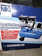 Drückluftkompressor mit Doppelzylinder Leise 60dB