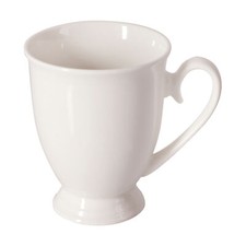 Kaffeebecher Becher Porzellan Diana 300 ml Trinkbecher Teebecher Tasse auf Fuß