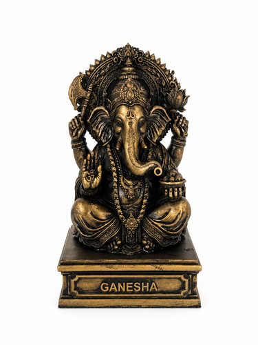 Ganesha statue 24cm bronze - 24cm,