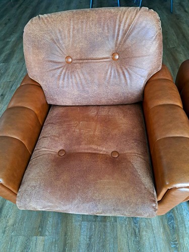 Polstersessel braun - 2x,