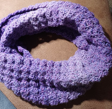 Schal Loop Häkelarbeit