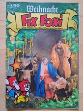 Fix + Foxi Sonderheft Weihnachten 1968 mit Bastelseiten Grußkarten Würfelspiel