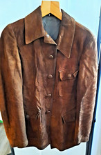 Herren-Wildlederjacke Kürschnerarbeit ca. Gr. 48