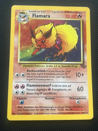 Pokémon karte card flamara - -,