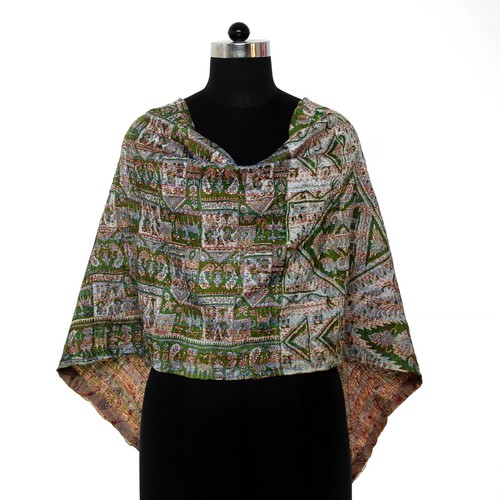 Seide kantha schal kopftuch - kantha,
